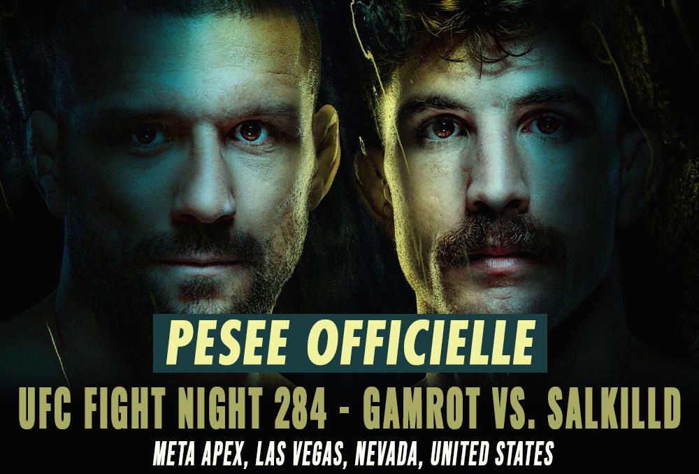 UFC Fight Night 284 - La pesée : résultats, vidéos, faceoffs | Las Vegas