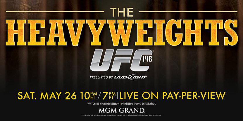 UFC 146 - Les posters et les affiches à Vegas