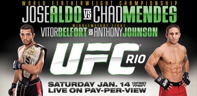 UFC 142 - Les posters et les affiches à Rio de Janeiro