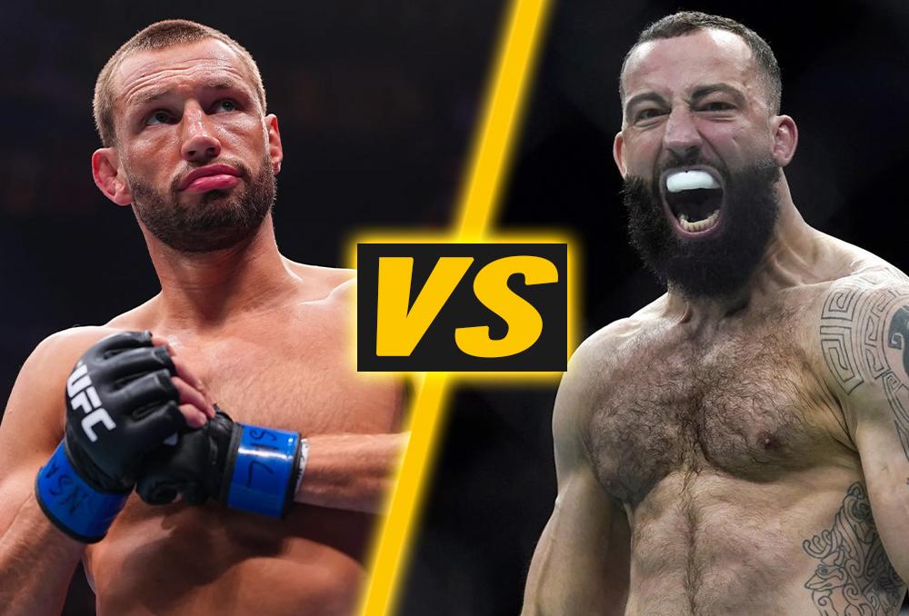 Reinier de Ridder et Roman Dolidze dos au mur dans une collision électrique | UFC Fight Night 285