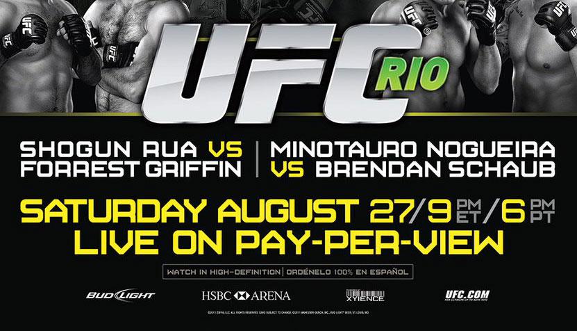 UFC 134 - Les posters et les affiches à Rio