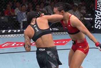 UFC Shanghai : Denise Gomes climatise la salle et stoppe Yan Xiaonan par TKO au premier round