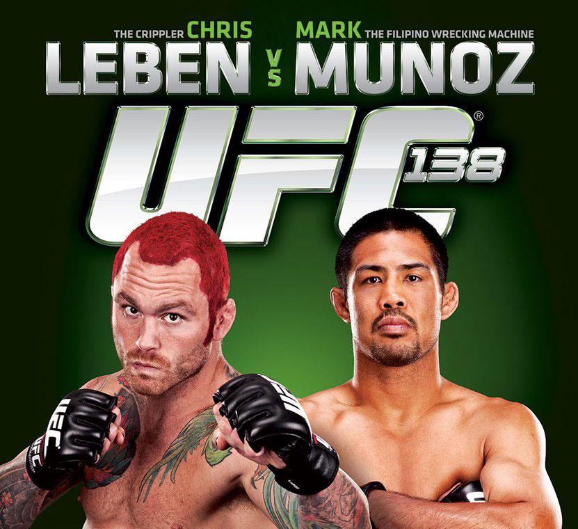 UFC 138 - Les posters et les affiches