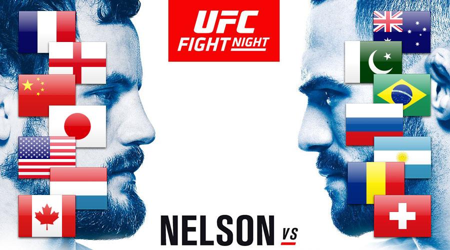 UFC Fight Night 113 - Dates et décalages horaires