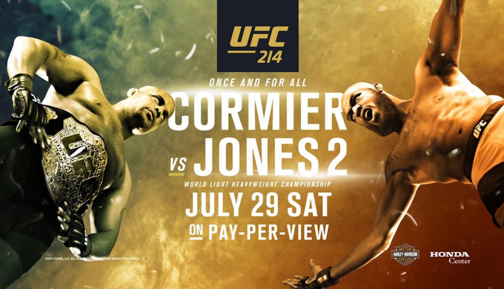 UFC 214 - Diffusions TV - Live Streaming