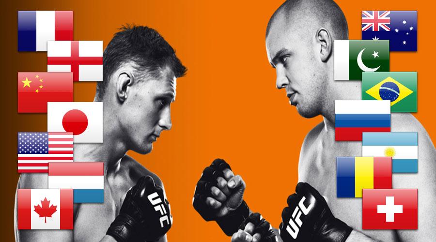 UFC Fight Night 115 - Dates et décalages horaires