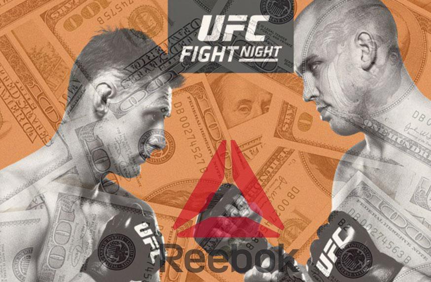UFC Fight Night 115 - Les salaires Reebok