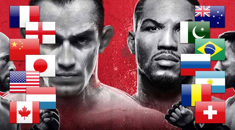 UFC 216 - Dates et décalages horaires