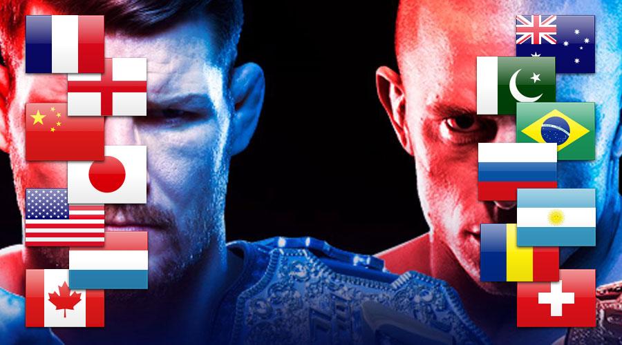 UFC 217 - Dates et décalages horaires