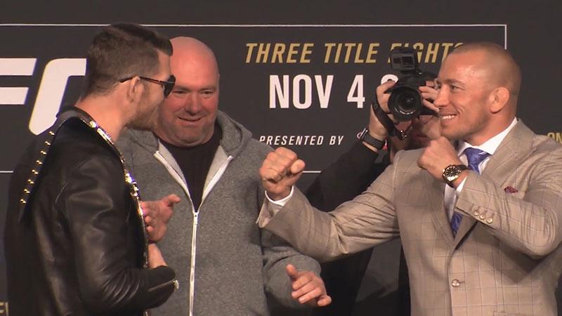 UFC 217 - Conférence de presse d'avant combat