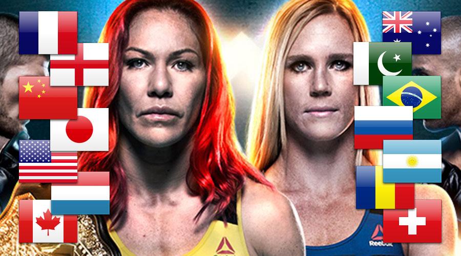 UFC 219 - Dates et décalages horaires