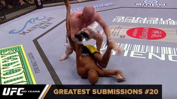 Top 20 soumissions dans l'histoire de l'UFC