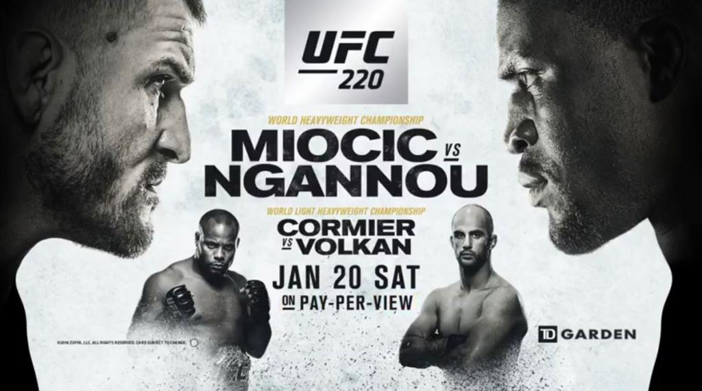 UFC 220 - Countdown