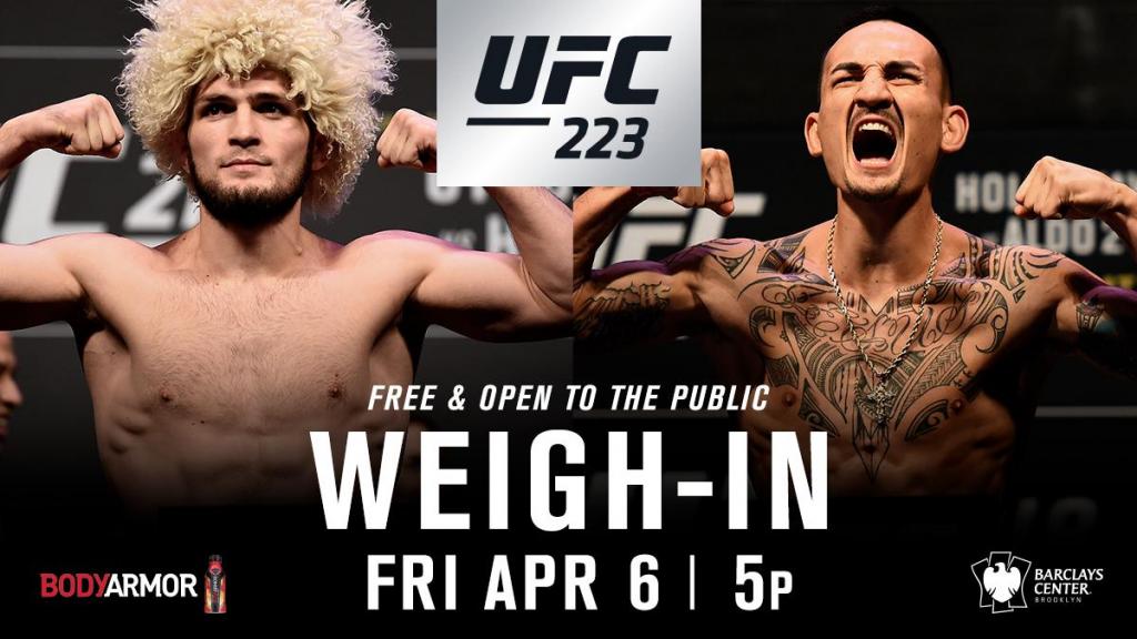 UFC 223 - La pesée