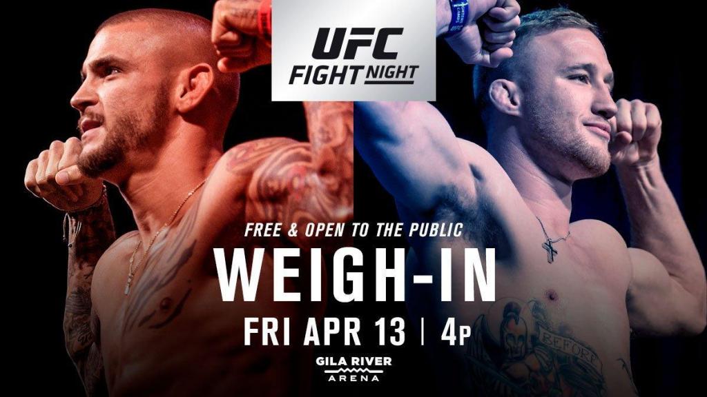 UFC on Fox 29 - La pesée