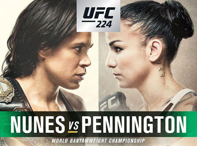 UFC 224 - Les posters et les affiches à Rio de Janeiro au Brésil