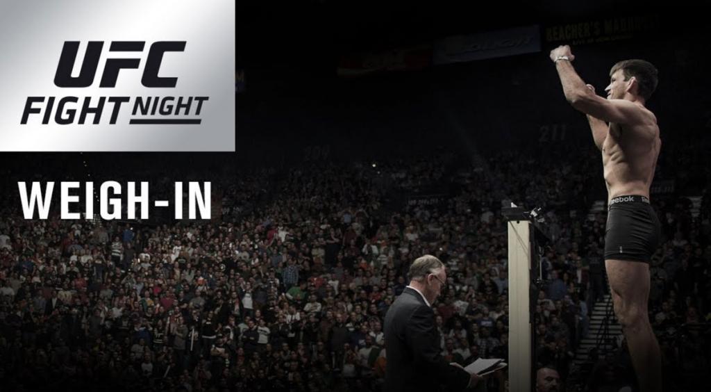 UFC Fight Night 129 - La pesée