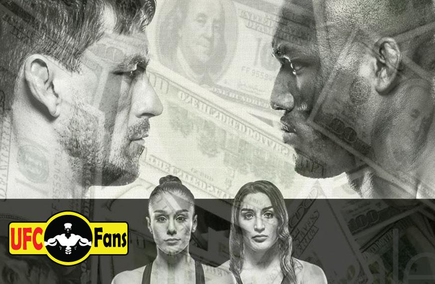 UFC Fight Night 129 - Les salaires