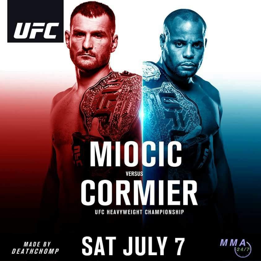 UFC 226 - Dates et décalages horaires