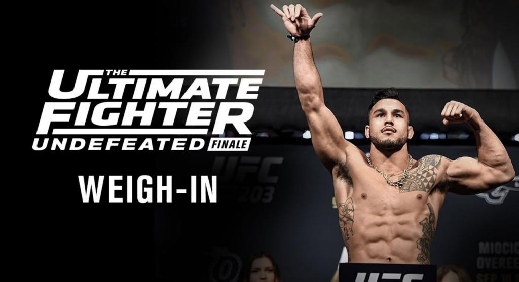 TUF 27 - La pesée : résultats, photos, vidéo