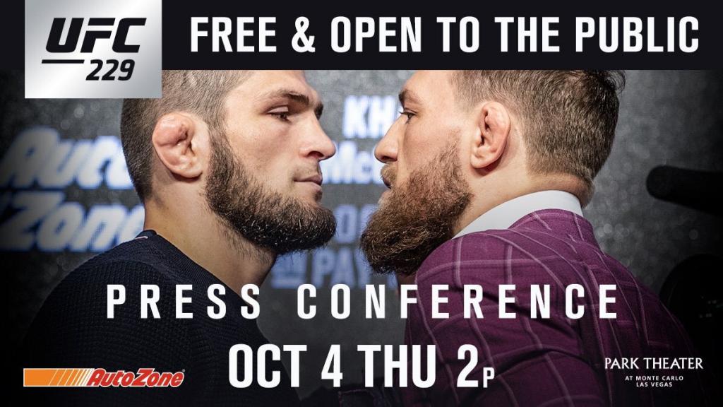 UFC 229 - Conférence de presse d'avant combat
