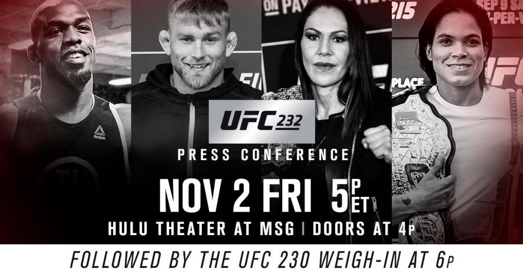 UFC 232 - Conférence de presse : Jon Jones vs Alexander Gustafsson