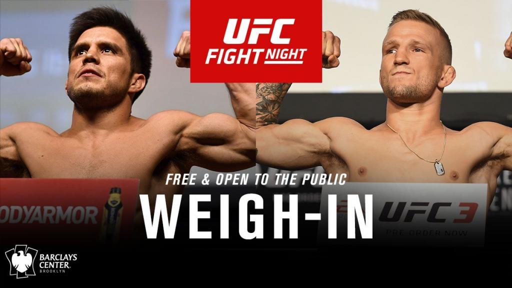 UFC ON ESPN+ 1 - La pesée