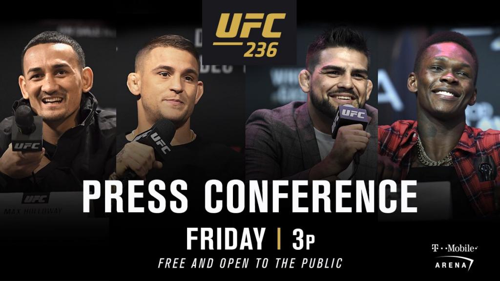 UFC 236 - Conférence de presse