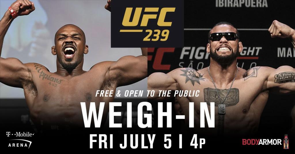 UFC 239 - La pesée : résultats, vidéo, photos