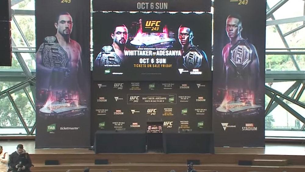 UFC 243 - Conférence de presse