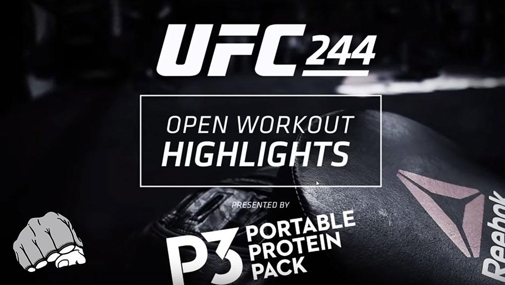 UFC 244 - Open Workout Highlights
