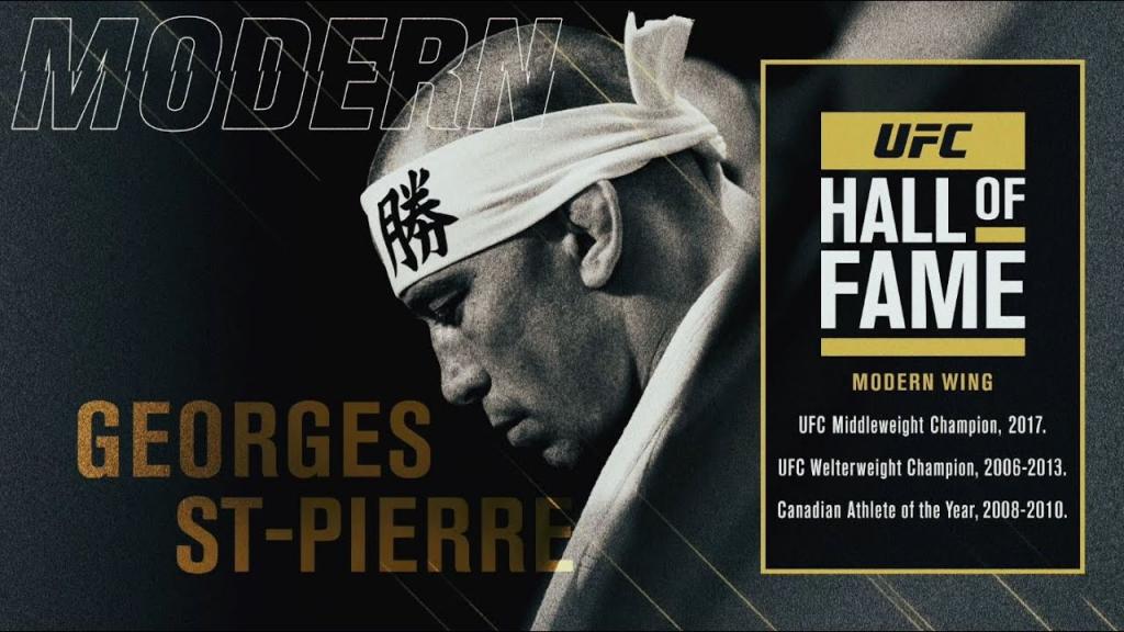 UFC Hall of Fame - Georges St-Pierre