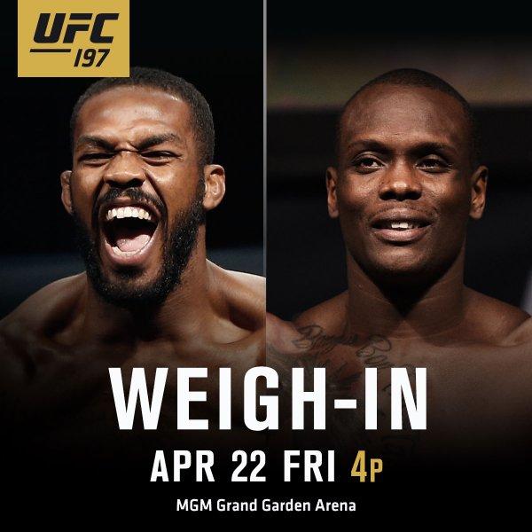 UFC 197 - La pesée officielle