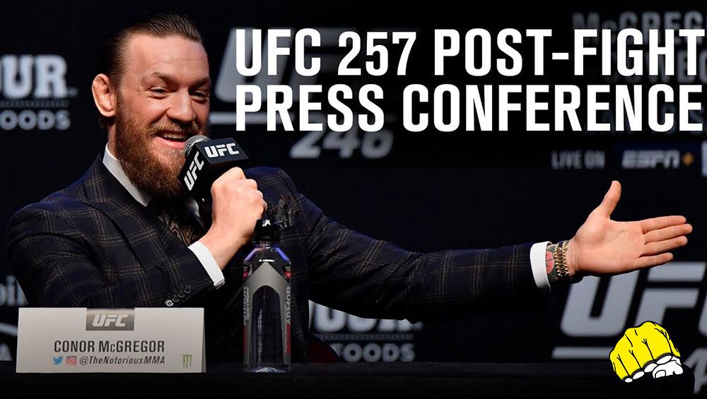 UFC 257 - Conférence de presse d'après combat
