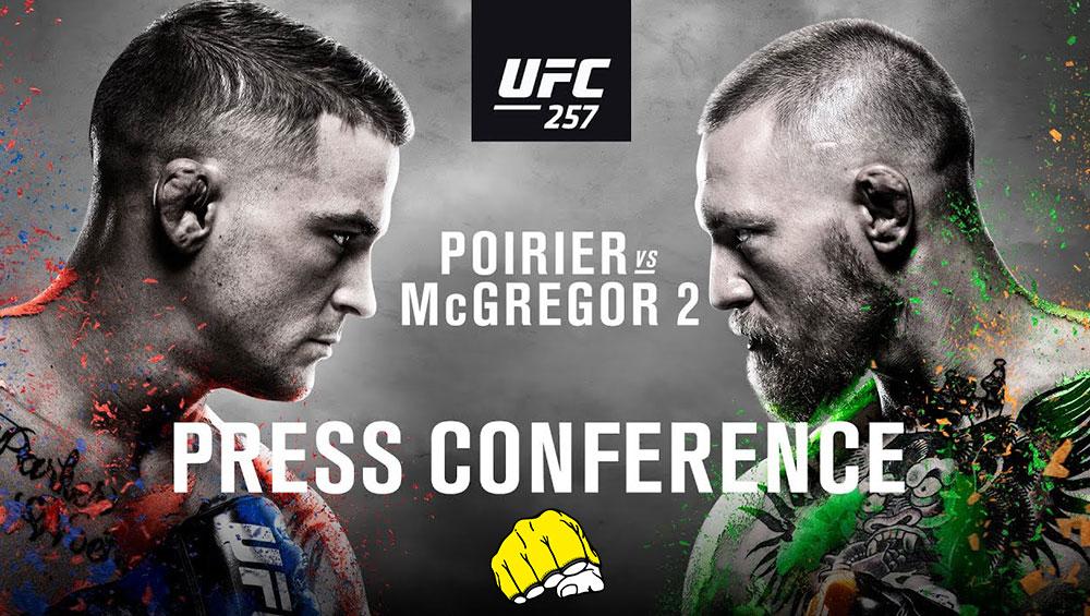 UFC 257 - Conférence de presse d'avant combat