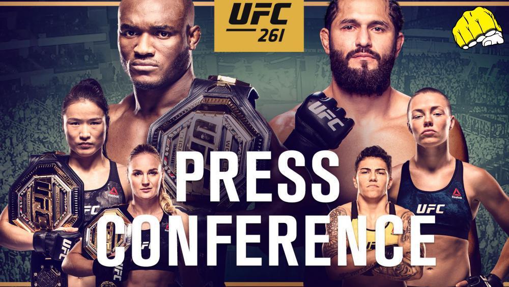 UFC 261 - Conférence de presse d'avant combats