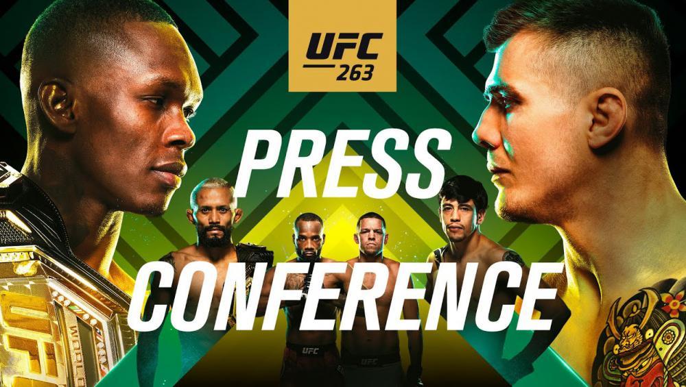 UFC 263 - Conférence de presse d'avant combats