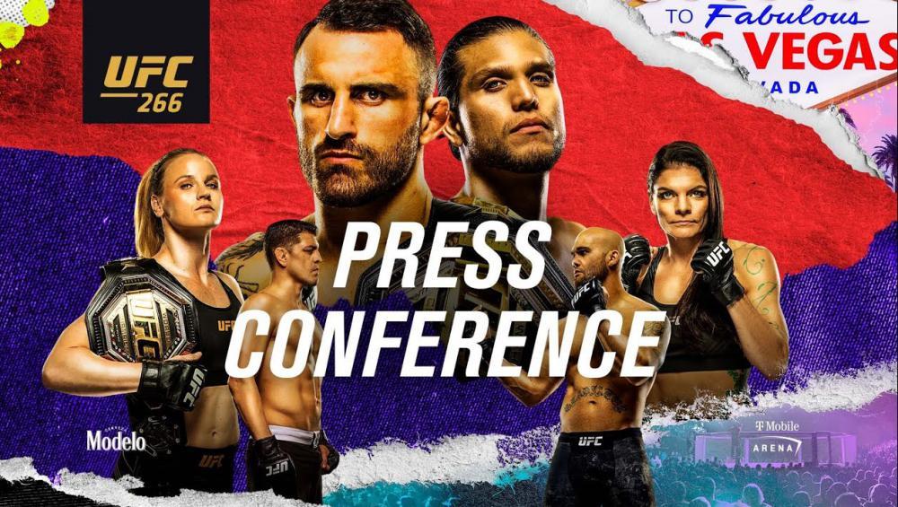 UFC 266 - Conférence de presse d'avant combats