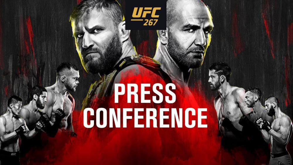 UFC 267 - Conférence de presse d'avant combats