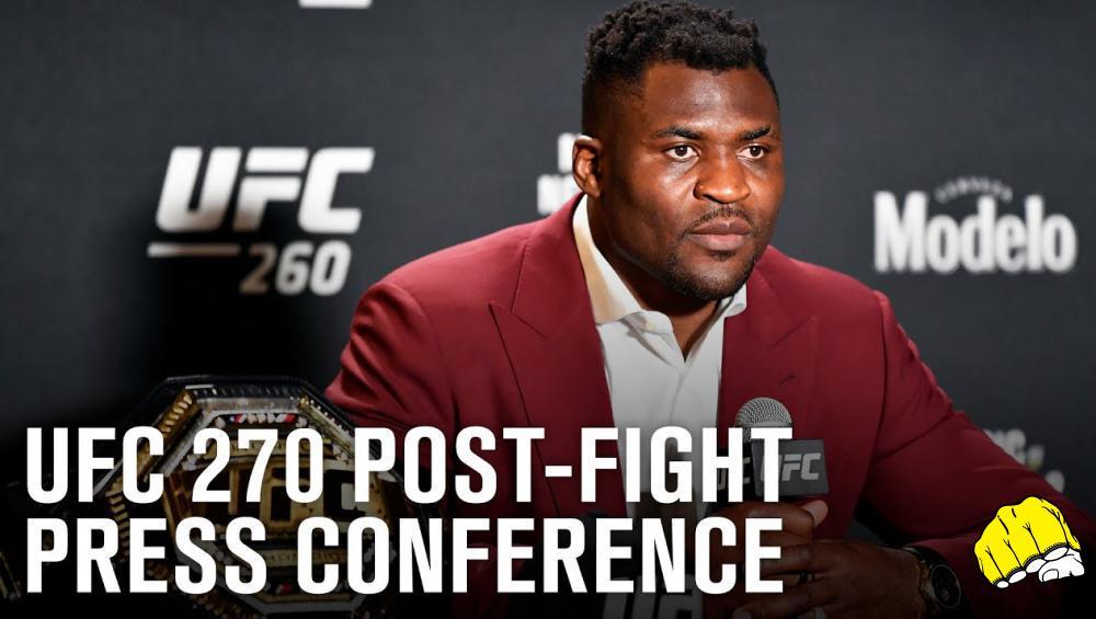 UFC 270 - Conférence de presse d'après combats