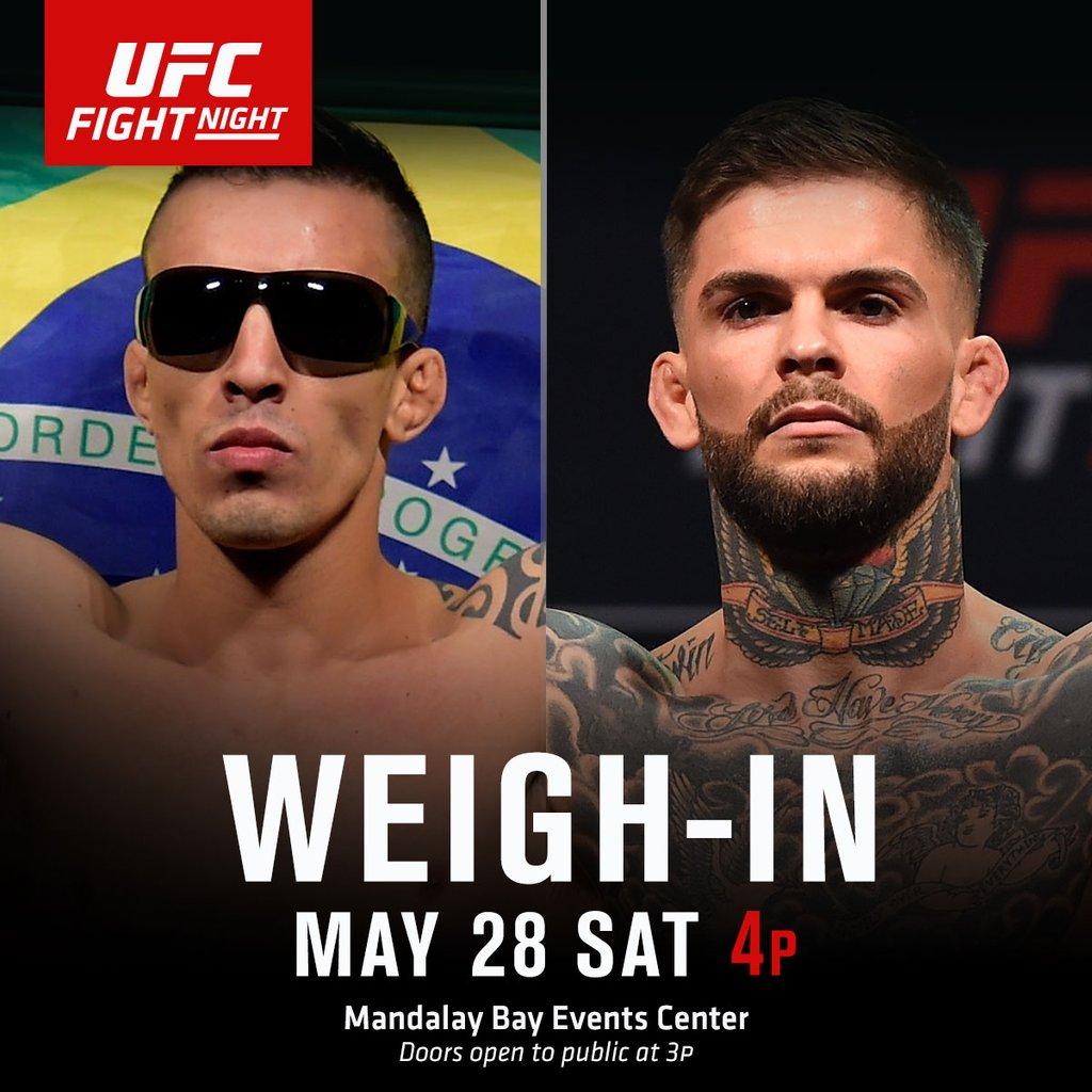 UFC Fight Night 88 - La pesée officielle