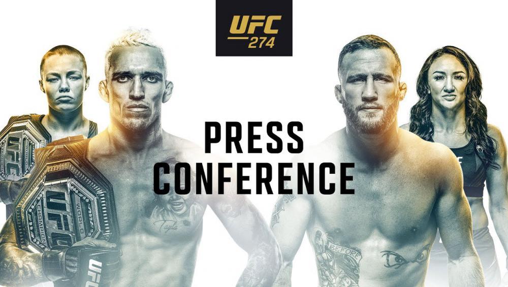UFC 274 - Conférence de presse d'avant combats