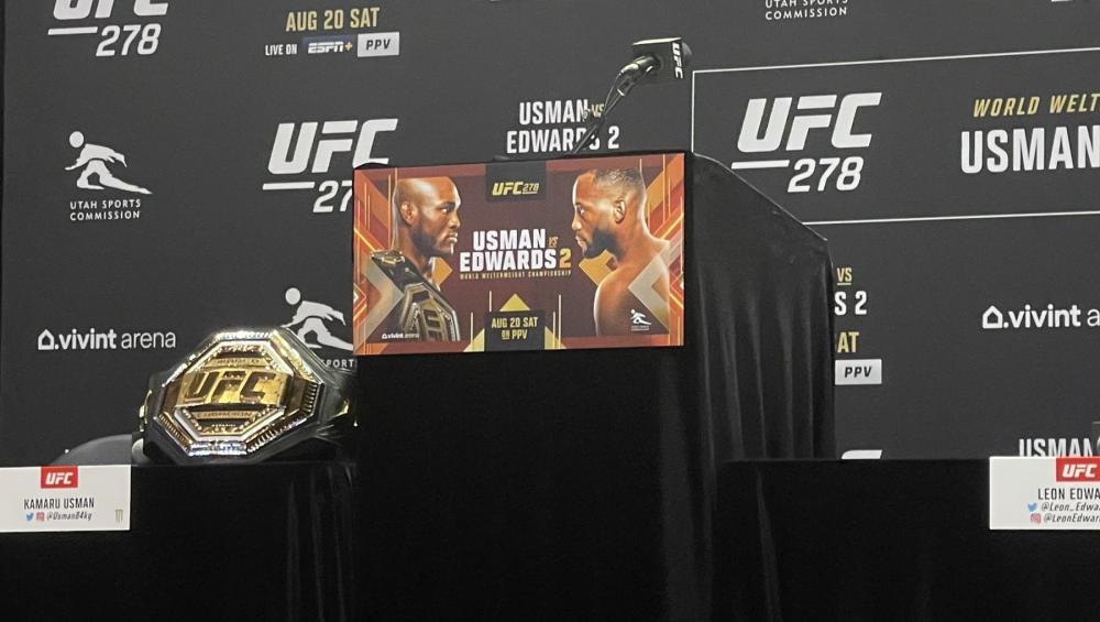 UFC 278 - Conférence de presse d'avant combats