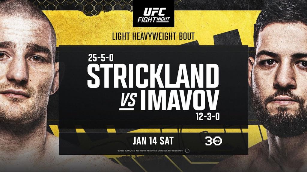 UFC on ESPN+ 75 - Strickland vs Imavov | Fight Promo