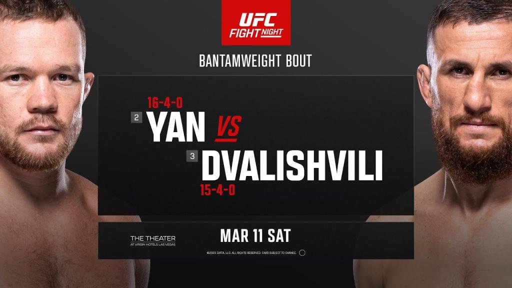 UFC on ESPN+ 79 - Yan vs Dvalishvili | Fight Promo