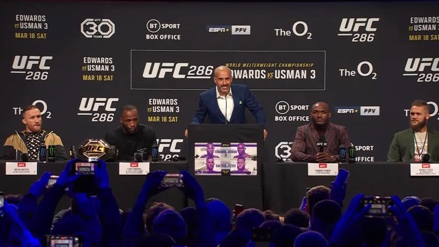 UFC 286 - Conférence de presse d'avant combat