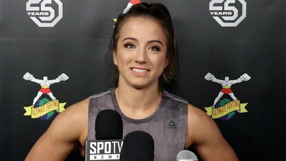 Maycee Barber pense qu'il est clair qu'elle a battu Andrea Lee à l'UFC San Antonio