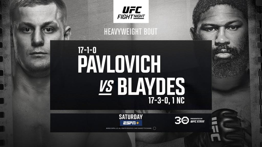 UFC on ESPN+ 80 - Blaydes vs Pavlovich | Fight Promo