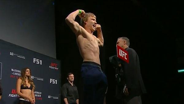 UFC Fight Night 91 - La pesée officielle (résultats)