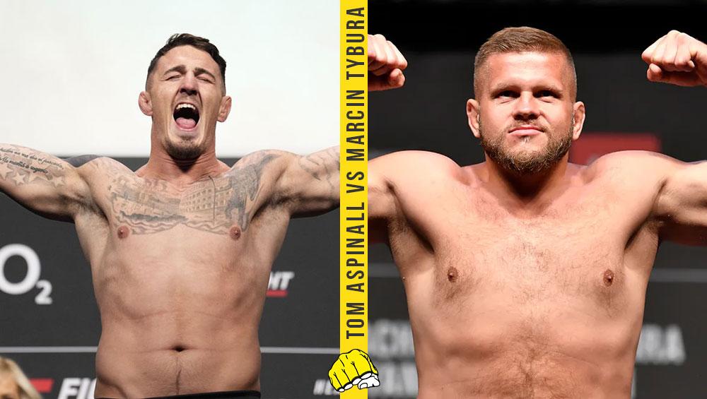 Tom Aspinall vs Marcin Tybura en tête d'affiche à l'UFC Londres le 22 juillet